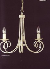 LAMPADARIO SHABBY CHIC 3 LUCI