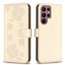 Custodia telefono portafoglio modello trifoglio per Samsung Galaxy S25 S24 S23 S22 S21 S20 S10