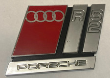 Original Audi RS 2 rear hood emblem 8A0853735A