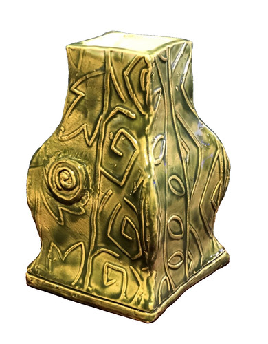 Vaso costruito mano - vaso,