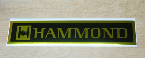 Adesivo hammond originale - adesivo,