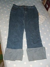 JEANS DONNA CON RISVOLTI ALTI