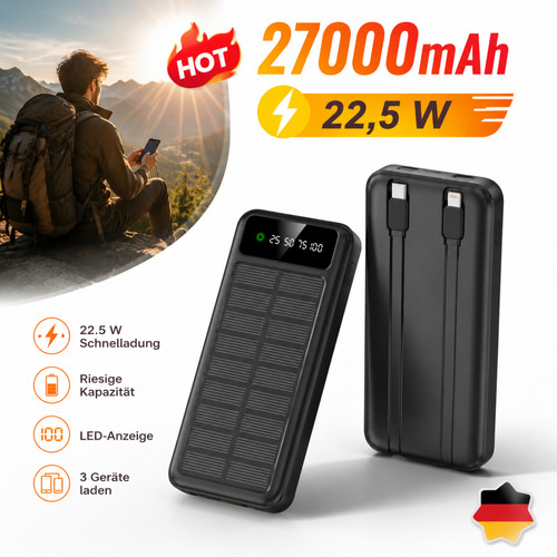 Banca solare 27000mah - banca,