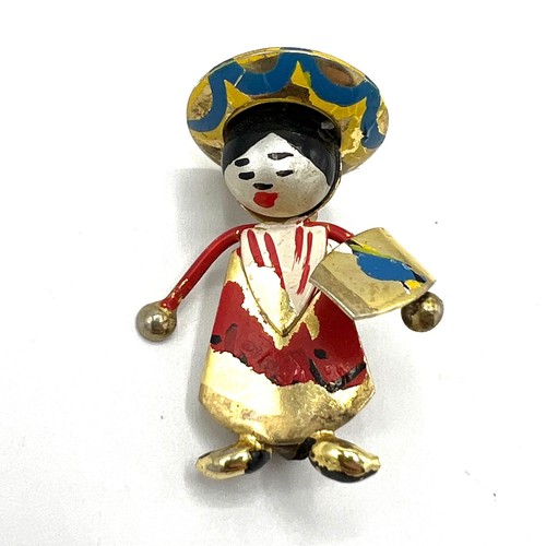 Spilla statuina robotica