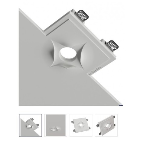 Porta faretto gesso - faretto,