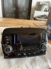 Autoradio Stereo Originale Fiat 500 Restyling FM Completo Di Codice