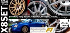 Wheel rim decal sticker to fit