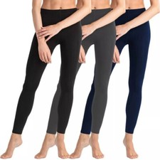 2 X Leggins Felpati Donna
