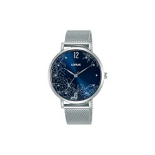Orologio Lorus Donna RG293TX-9 Cinturino Milanese Quadrante Blu Floreale