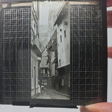 Glass magic lantern slide - lantern,