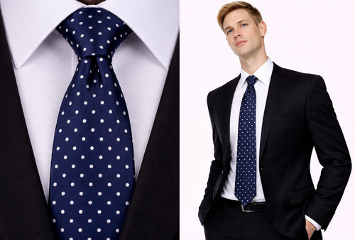Lusso italiano blu navy uomo - italiano,