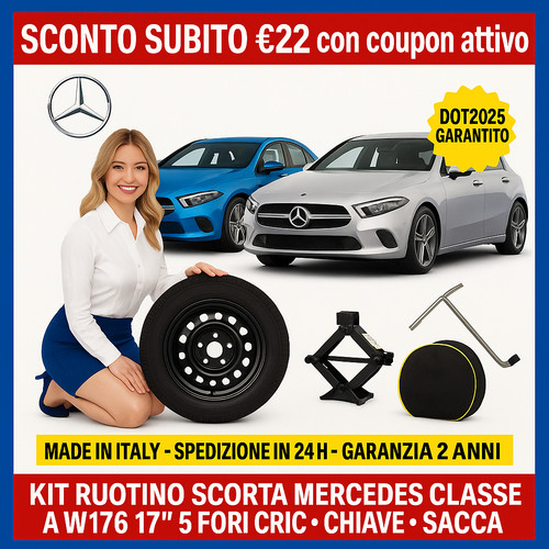 Ruotino scorta mercedes - ruotino,