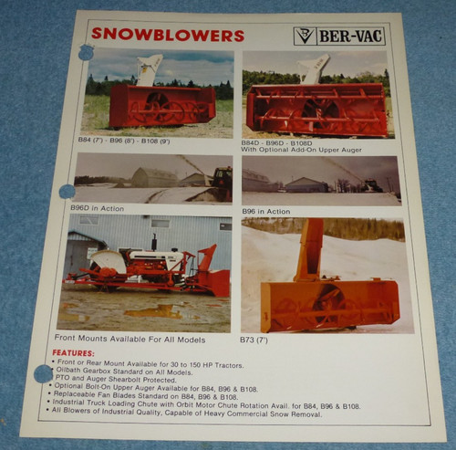 Spazzaneve ber vac vintage per - spazzaneve,