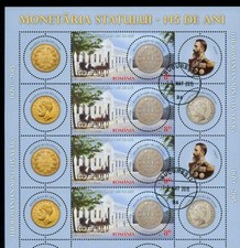 2015 State Coin Mint 125Y,King Carol I,gold/silver coin,Münze,Romania,6958KB/VFU