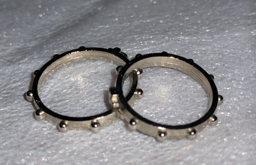 Anello fedina rosario - fedina, in