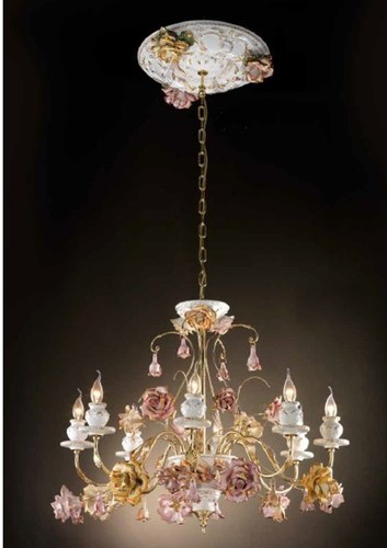 Lampadario porcellana - lampadario,