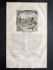 Two dogges strive vor a bone, Jacob Cats, van de Venne, Matham, Stampa 1712