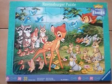 Puzzle Ravensburger Walt Disney Bambi, 31 pezzi, Vintage 1997 / 2000