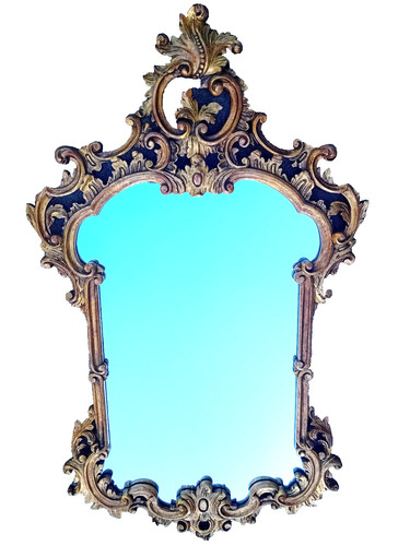 Specchiera barocchetto legno - specchiera,
