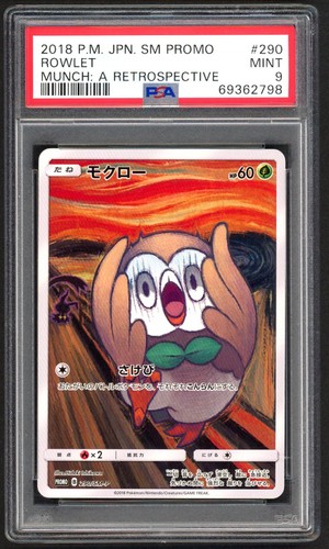 Pokemon card psa 9 rowlet - -,