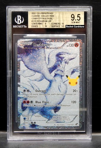 Pokemon reshiram full art holo - art,