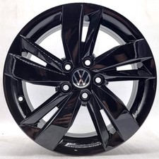 4 cerchi lega volkswagen polo r15 nero lucido lt005717