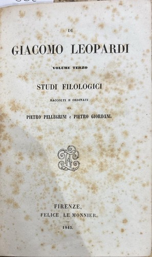 Libro studi filologici - -,