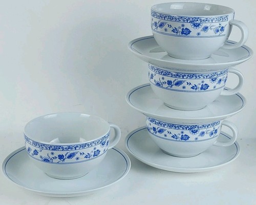 Set tazze piattini piatti - set/4,