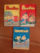 PROVOLINO Ed.Bianconi Lotto di 3. 1972.Motta/Sangalli.