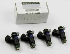 SET DI 4 INIETTORI CARBURANTE RENAULT MEGANE II RS 225PS (OE 8200511099)