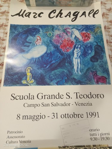 Marc chagall poster mostra - marc,