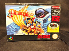 PINOCCHIO DISNEY -SNES - NINTENDO - PAL VERSIONE GIG COMPLETO 
