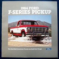 Prospekt brochure 1984 Ford F