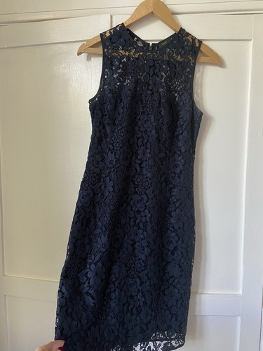 Joseph brenda lace navy - brenda, dress