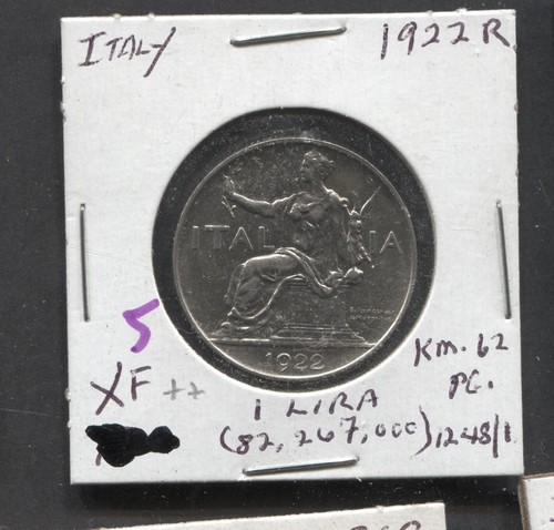 1922 italy 1 - 1922(r)-, xf++/1