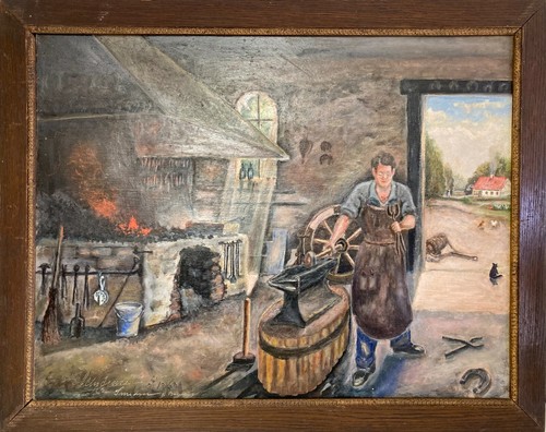Quadro olio 1953 firmato