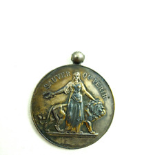 MEDAGLIA ARGENTO SOCIETE FRANCAISE DE SAUVETAGE FRANCIA 1879 SOCCORSO MEDICINA