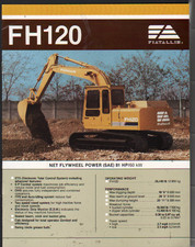 Foglietto brochure escavatore