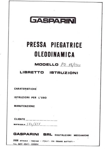 Libretto manuale uso - uso, e