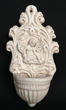 Acquasantiera in ceramica -