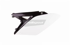 POLISPORT FIANCHETTI PORTA NUMERI LATERALI NERO BIANCO SUZUKI RMZ 250 2010-18