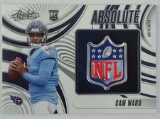2025 Panini Assoluto Patch Card Cam Ward Rookie Titans AJ-CWD NFL Scudetto **