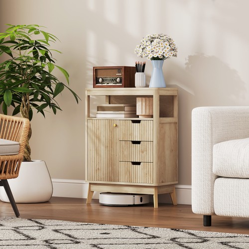 Credenza scanalata con