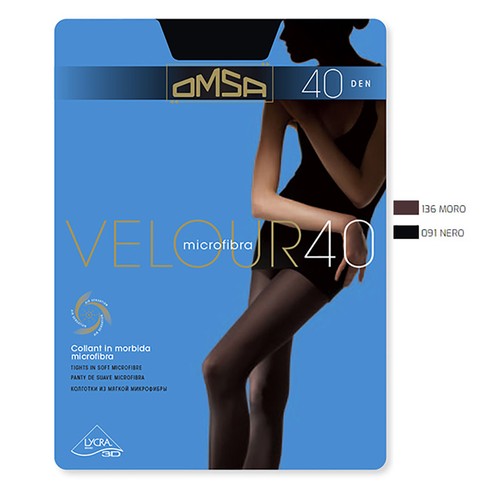 Collant omsa velour - collant,