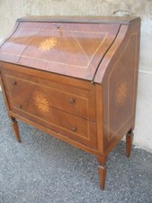 RIBALTINA STILE LUIGI XVI INTARSIATA CON PIEDI A PUNTA - EPOCA 1950 EMILIA  