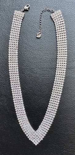 Collana maglia swarovski - in,