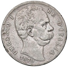 UMBERTO I - 5 lire 1879