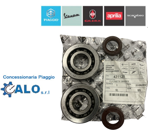 Kit cuscinetti paraolio - cuscinetti, e