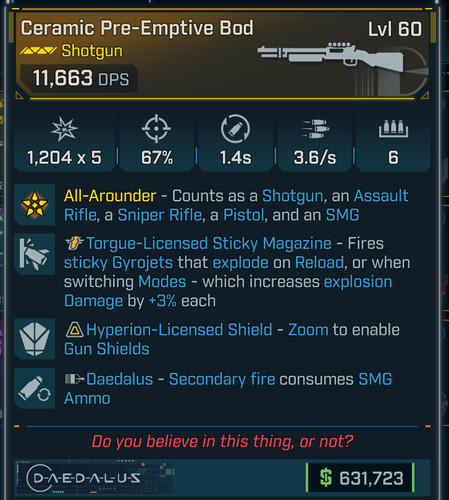 Borderlands legendary sg - 4,