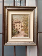 Dipinto - Olio Su Tela - Nevina - Casa Di Campagna